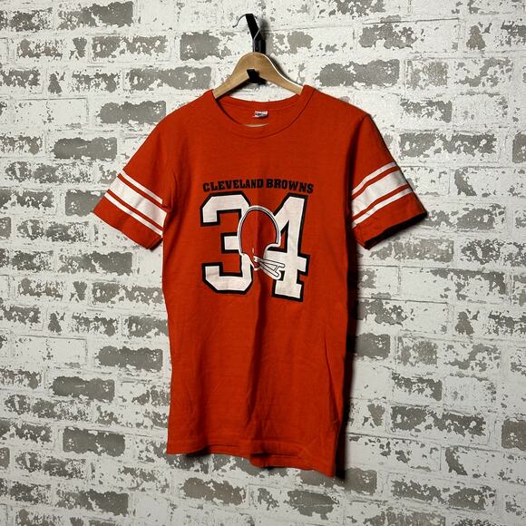 Vintage Cleveland Browns Shirt 80s Champion Size Small - Picture 4 of 5